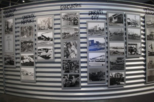 cyclone Tracey display