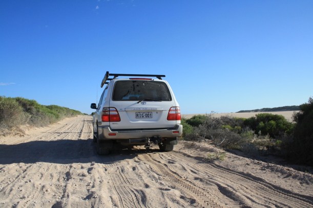 driving to Steep Point