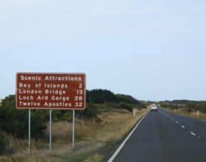 scenic Great Ocean Road