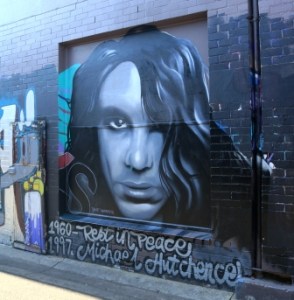 Michael Hutchence street art