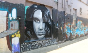 Michael Hutchence street art