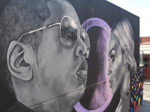Beyonce & Jay Z mural